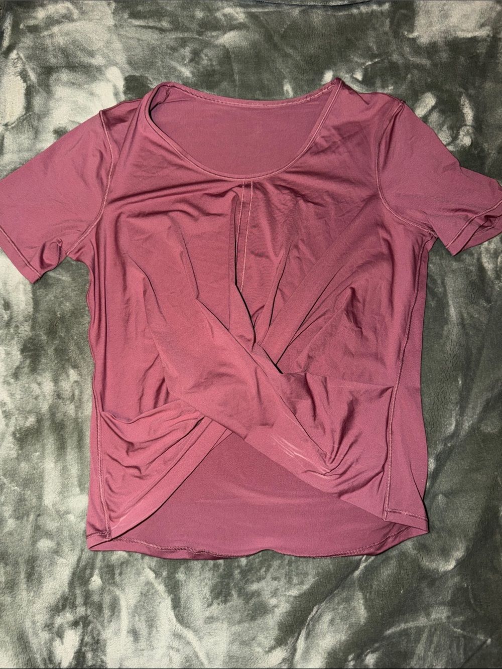 lululemon athletica Twist-Front Short Sleeve Top - Mauve